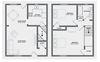 Two Bed, One Bath | Townhome